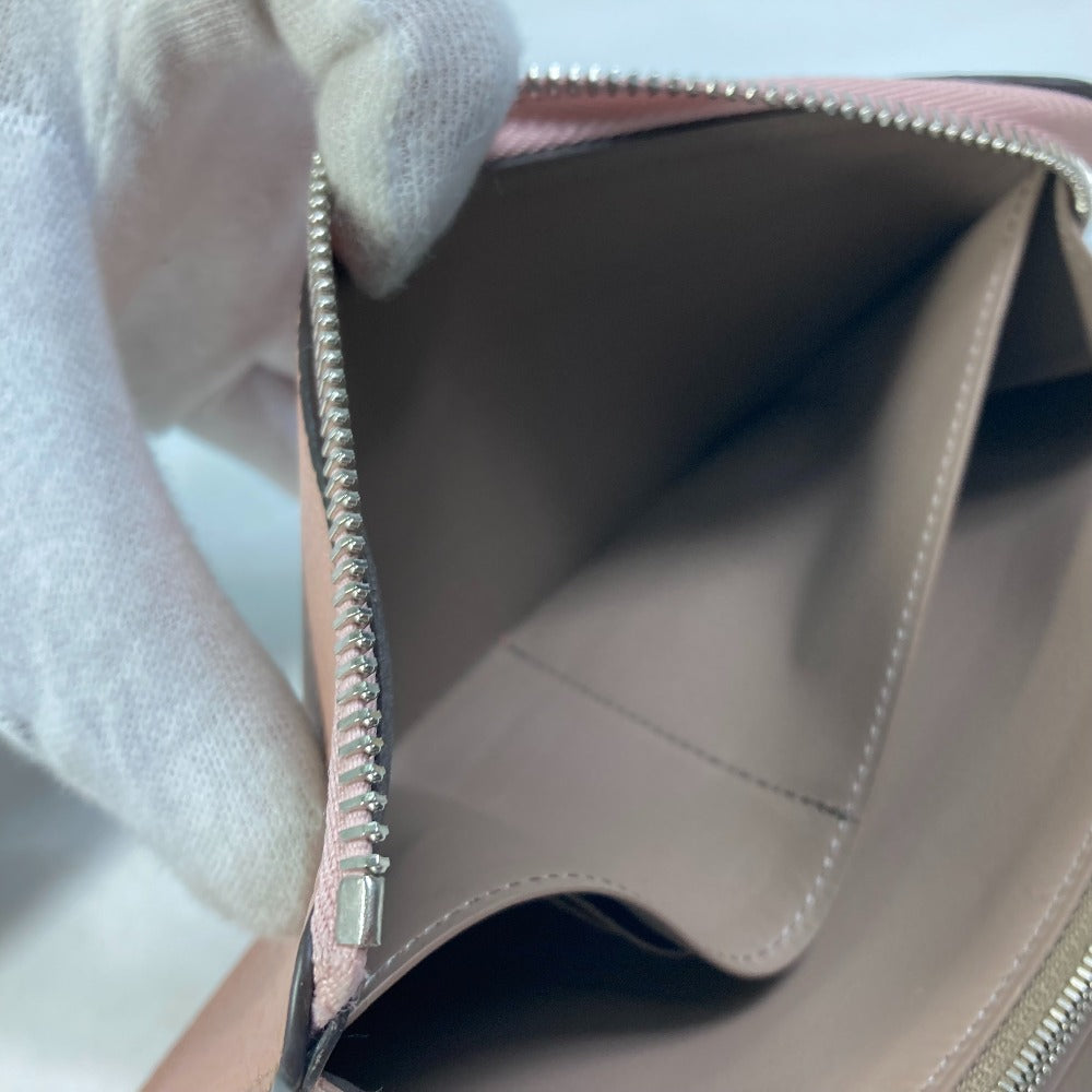 LOUIS VUITTON M63103 Portefeuille Comet L-shaped zipper long wallet in Taurillon leather, women's, pink