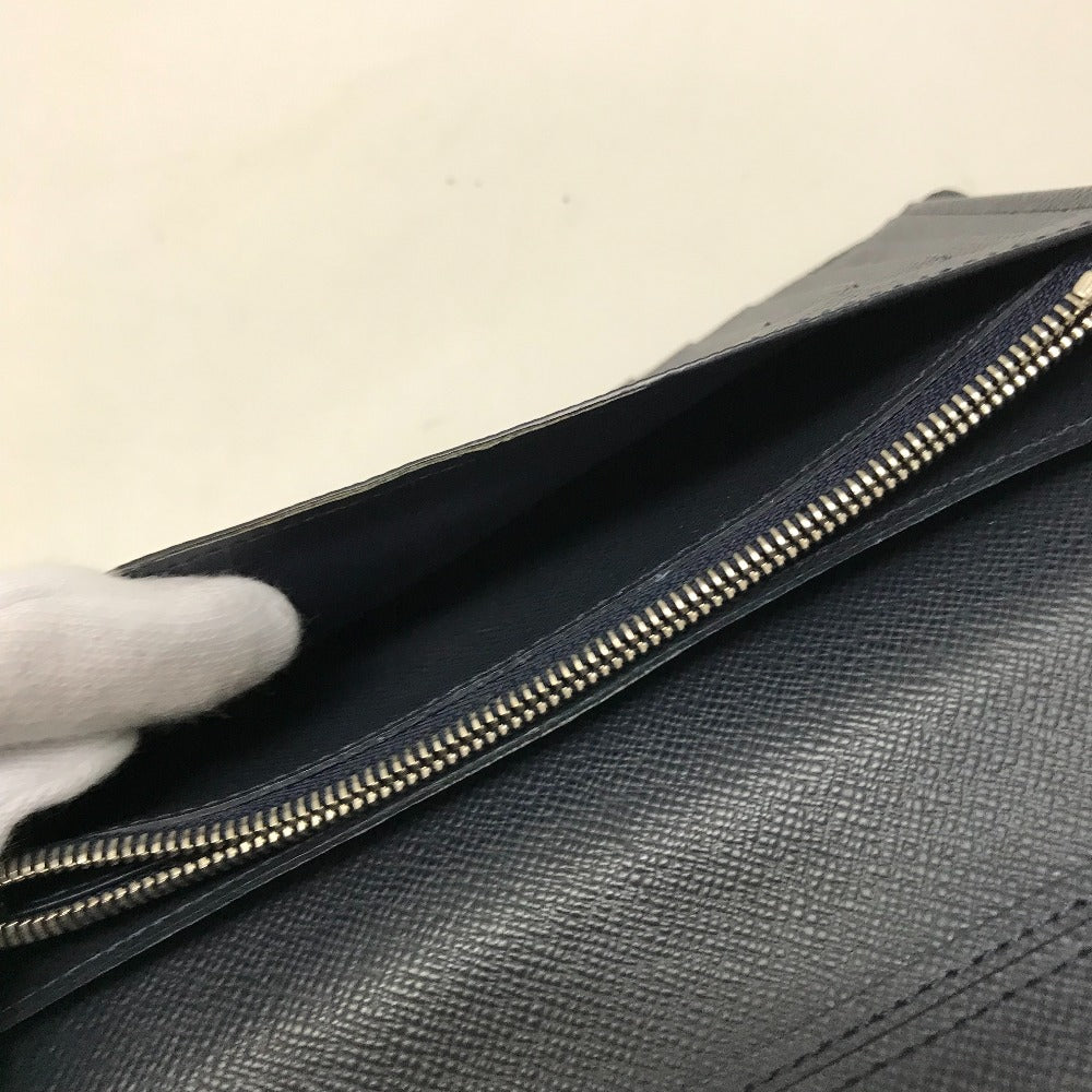 LOUIS VUITTON M60615 エピ ポルトフォイユブラザ 2つ折り 長財布 エピレザー メンズ ブルーマリーヌ ネイビー