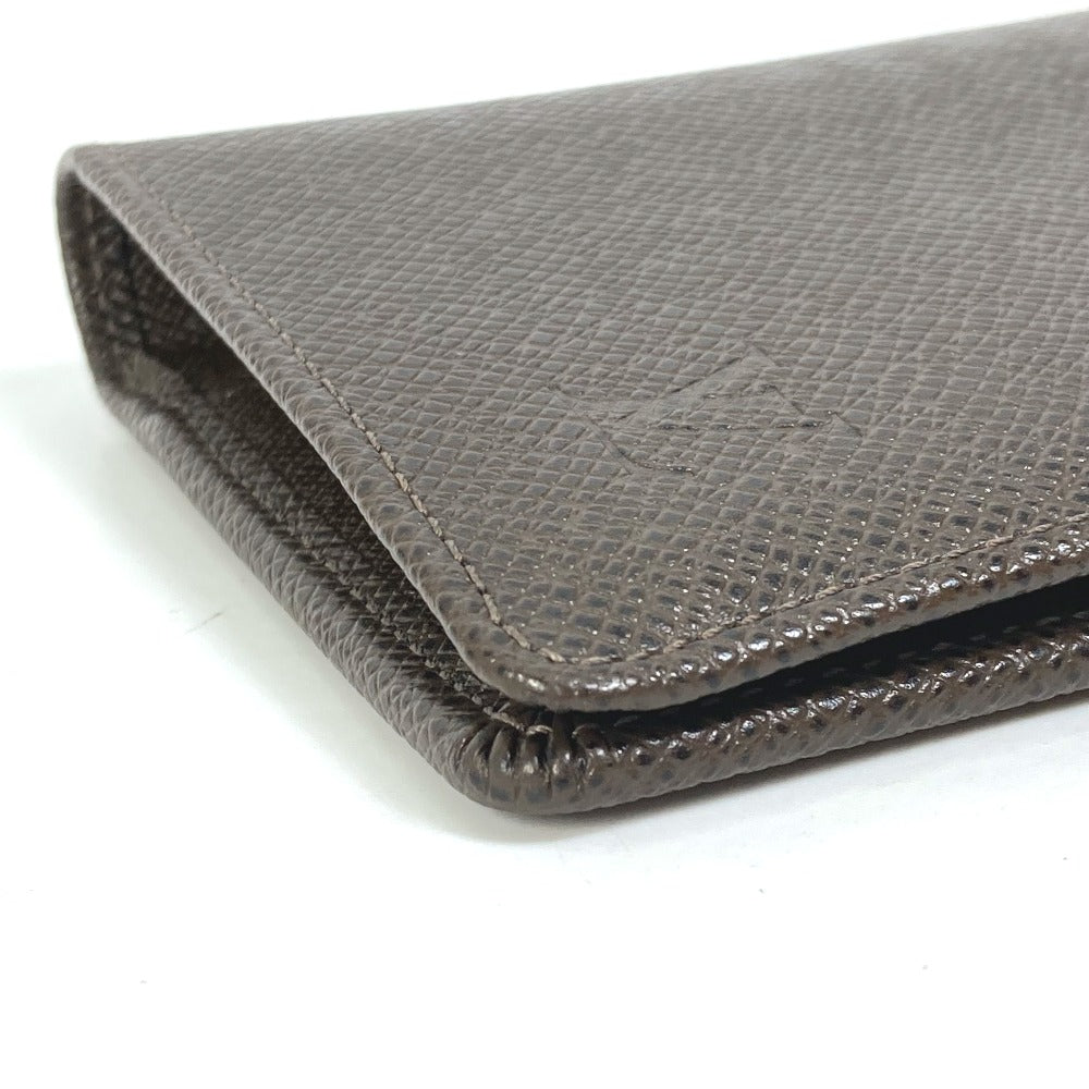 루이비통 M32578 타이가 포르테퓨유 브라더 장지갑 타이가 가죽 남성 브라운