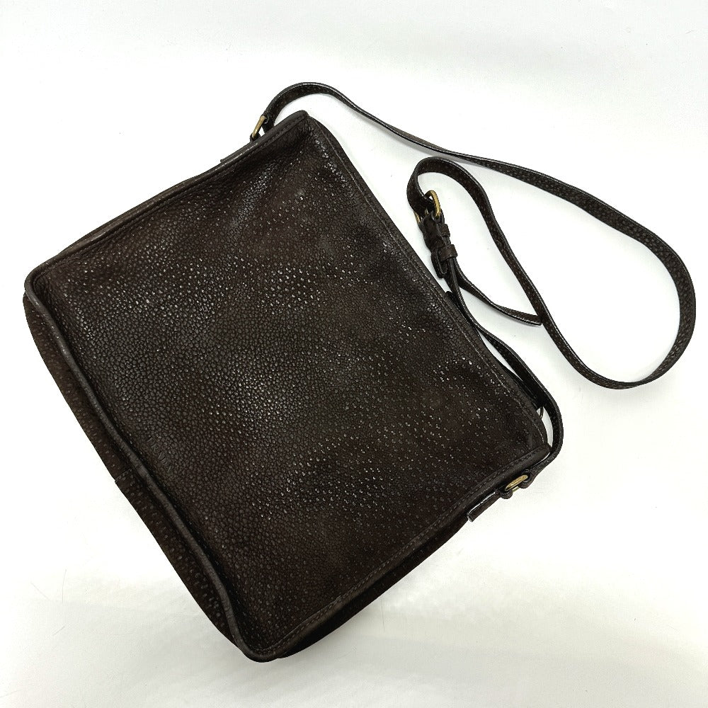 PRADA Shoulder Bag Leather Women's Brown
