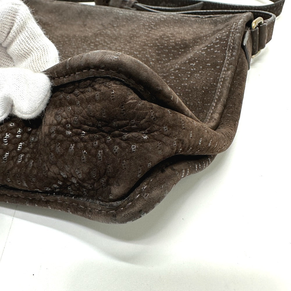 PRADA Shoulder Bag Leather Women's Brown
