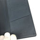 LOUIS VUITTON M41899 Cuir Ombre Portefeuille Brazza Long Wallet, Bifold Leather, Men's, Navy