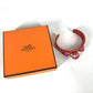 HERMES Collier de Chien Medor Sunset Bracelet/Bangle, Aluminum, Women's, Orange