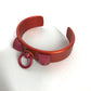 HERMES Collier de Chien Medor Sunset Bracelet/Bangle, Aluminum, Women's, Orange