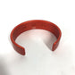 HERMES Collier de Chien Medor Sunset Bracelet/Bangle, Aluminum, Women's, Orange