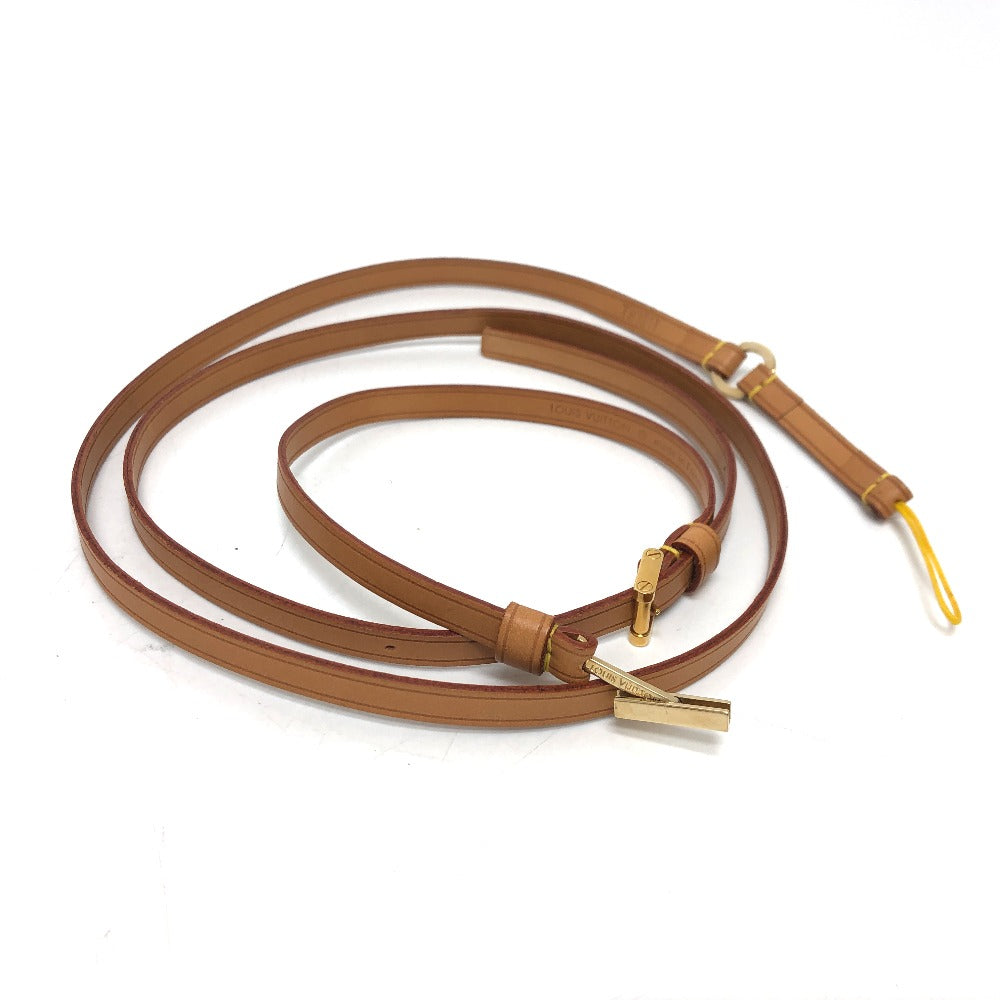 LOUIS VUITTON Strap Shoulder Belt, Women's, Natural Leather, Beige