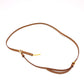 LOUIS VUITTON Strap Shoulder Belt, Women's, Natural Leather, Beige