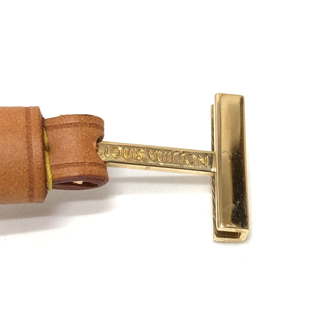 LOUIS VUITTON Strap Shoulder Belt, Women's, Natural Leather, Beige