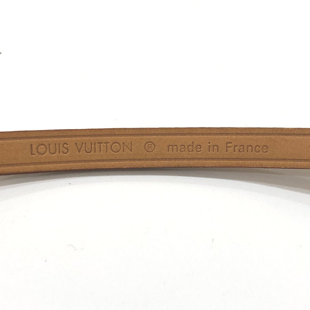 LOUIS VUITTON Strap Shoulder Belt, Women's, Natural Leather, Beige
