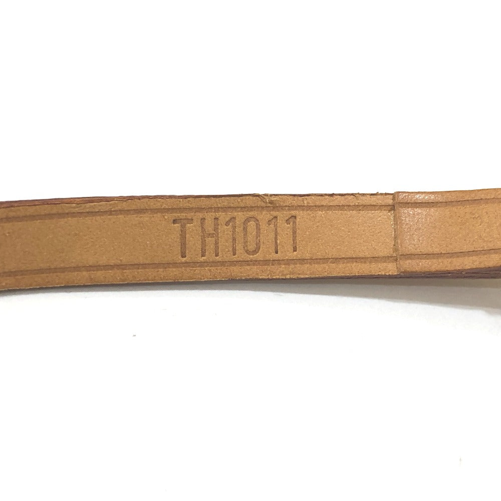 LOUIS VUITTON Strap Shoulder Belt, Women's, Natural Leather, Beige