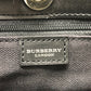 BURBERRY Check Tote Bag, PVC/Leather Handbag, Women's, Beige