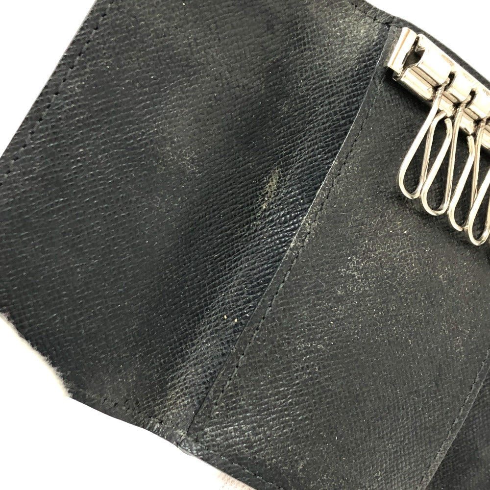 LOUIS VUITTON N62662 Damier Graphite Multicle 6 Key Case, Men's, Black, Damier Graphite Canvas