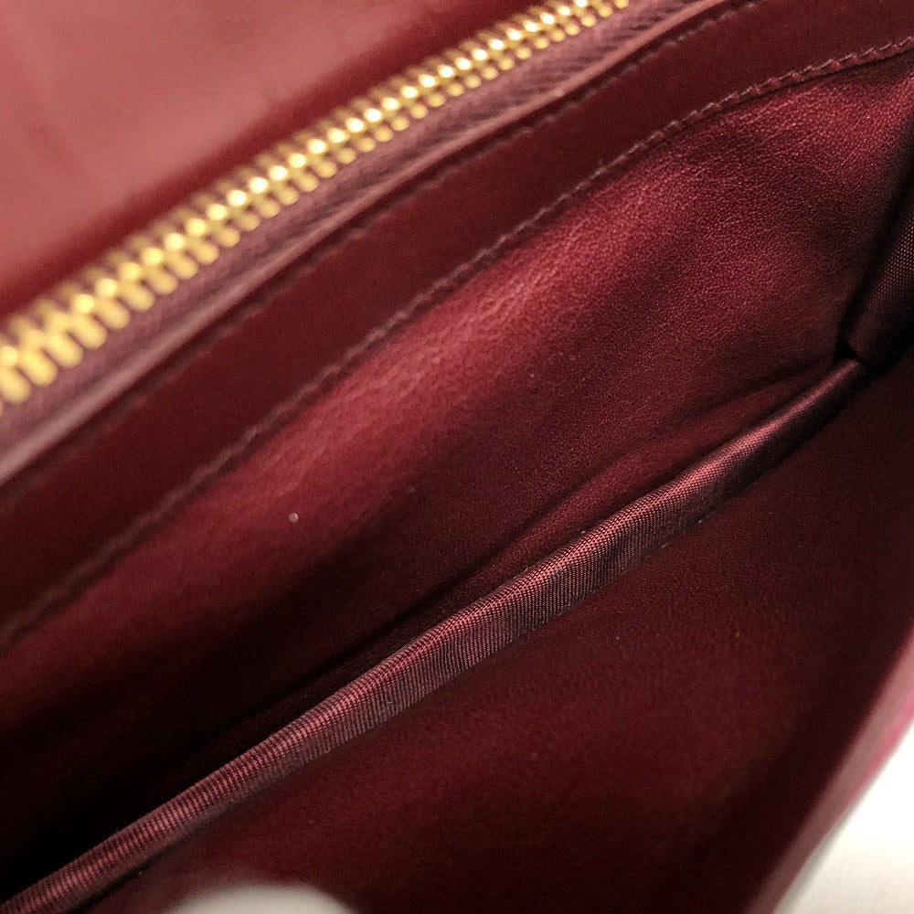 BVLGARI Logo Clip Long Wallet, Leather, Women's, Pink