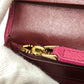 BVLGARI Logo Clip Long Wallet, Leather, Women's, Pink