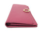 BVLGARI Logo Clip Long Wallet, Leather, Women's, Pink