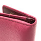 BVLGARI Logo Clip Long Wallet, Leather, Women's, Pink