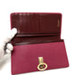 BVLGARI Logo Clip Long Wallet, Leather, Women's, Pink