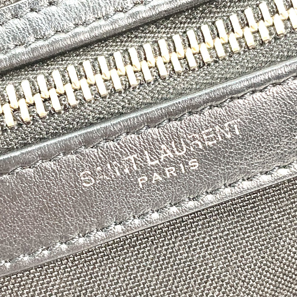 SAINT LAURENT PARIS 650617 カバン ロゴ バックパック カバン リュックサック レザー/キャンバス メンズ