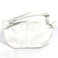 BOTTEGA VENETA ポーチ ダブルノット ミニ ハンドバッグ レザー レディース ホワイト