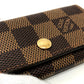 LOUIS VUITTON Ｎ62631 ミュルティクレ 4 4連キーケース キーケース 鍵入れ キーケース ダミエキャンバス レディース ブラウン