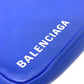 BALENCIAGA 476976 トライアングル 三角 クラッチバッグ ポーチ 小物入れ ポーチ レザー レディース ブルー