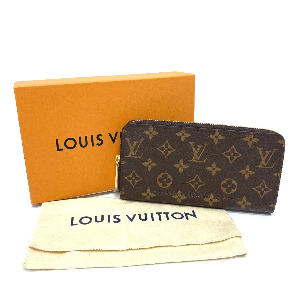 LOUIS VUITTON M41895 ジッピー・ウォレット 長財布 財布 小物 ウォレット 長財布 モノグラムキャンバス レディース フューシャ ブラウン