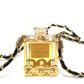 CHANEL No5 香水モチーフ チェーンネックレス ネックレス アクセサリー ネックレス メタル レディース ゴールド