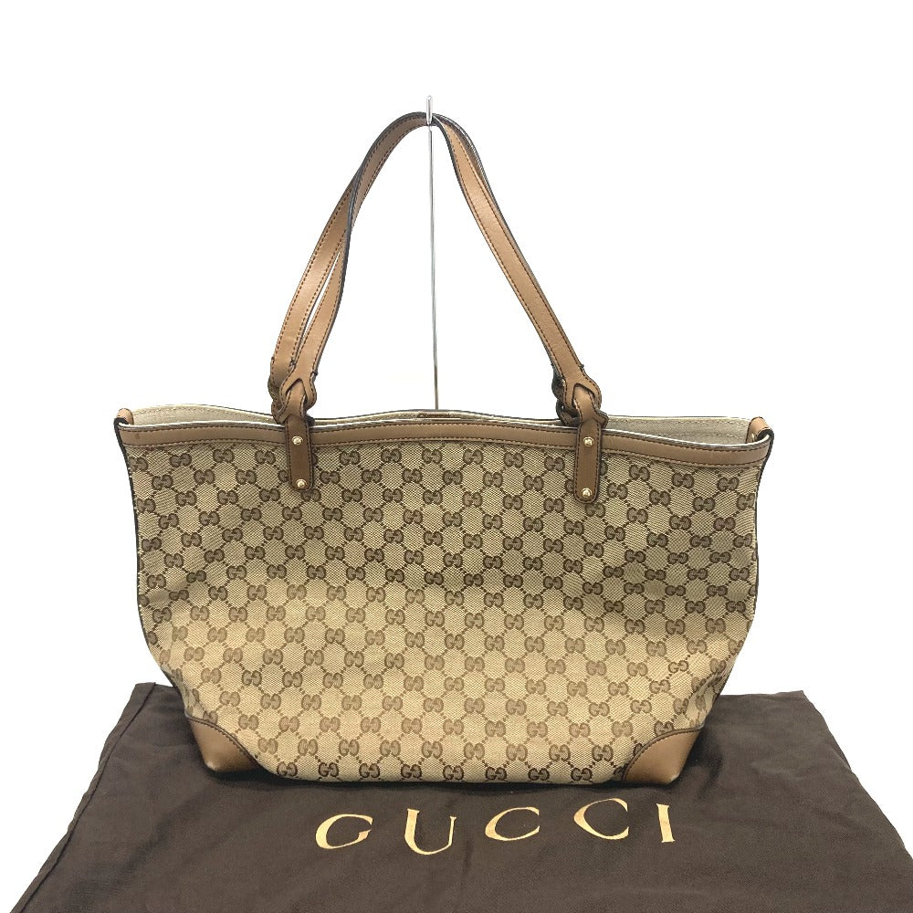 GUCCI 247209 GGキャンバス ポーチ付き トートバック バック カバン トートバッグ GGキャンバス レディース ベージュ×ブランド