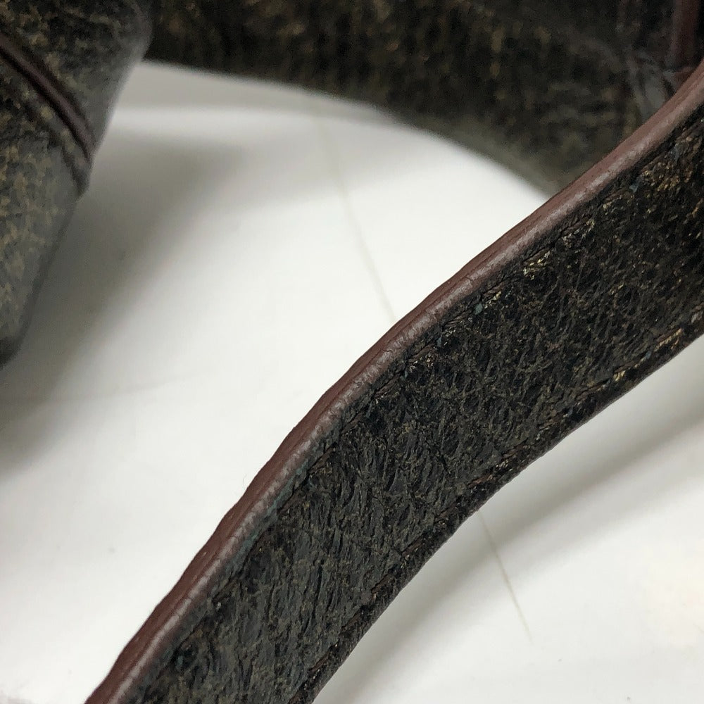 BVLGARI レオーニ カバン 2WAY ハンドバッグ ショルダーバッグ 斜め掛け トートバッグ レザー レディース ブロンズ - brandshop-reference