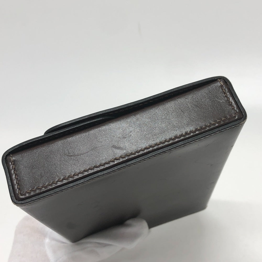 HERMES ドゴン セリエ BOX カバン 小物入れ スクエアクラッチ ミニバッグ パーティーバッグ ポーチ ボックスカーフ レディース ブラウン - brandshop-reference