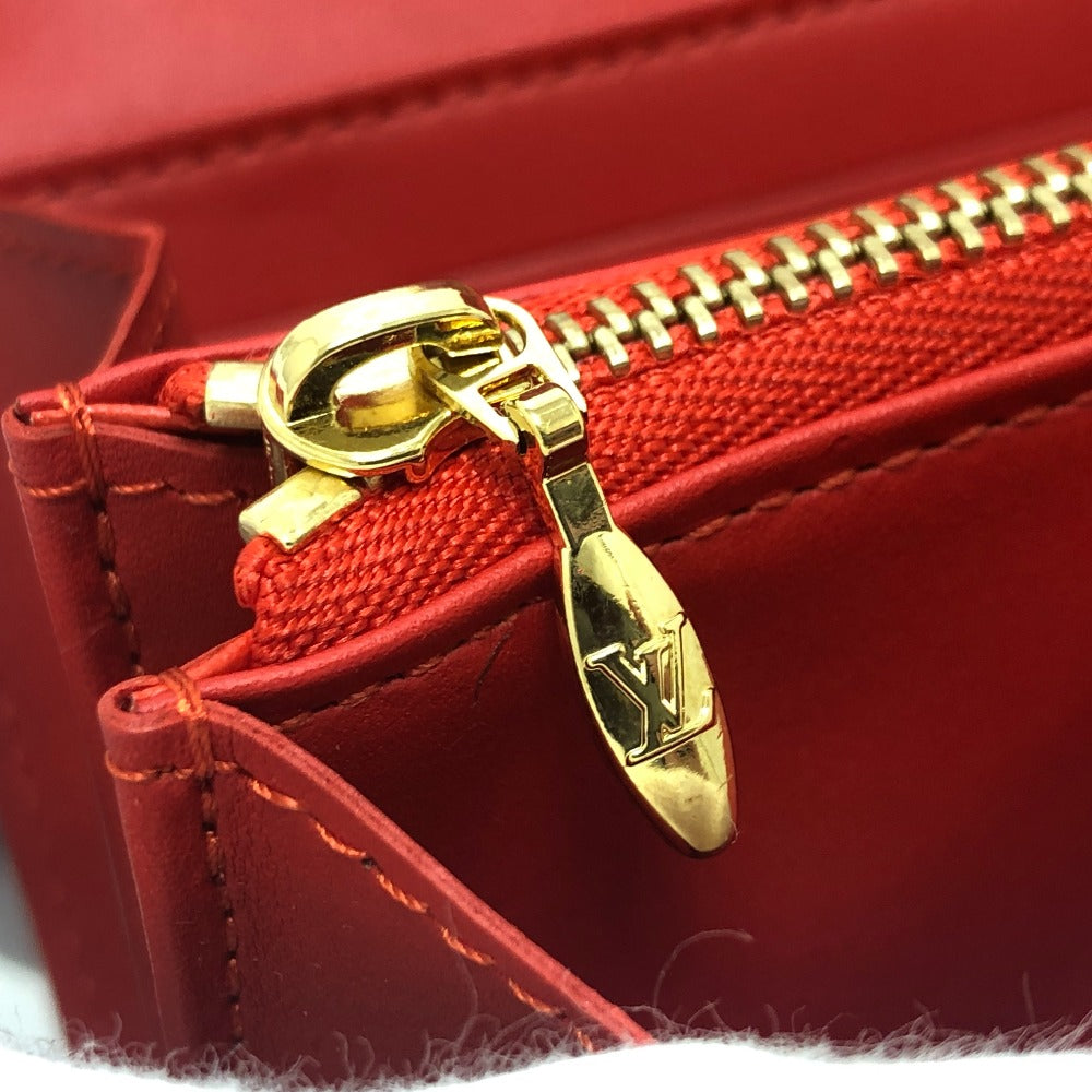 LOUIS VUITTON M93634 Portefeuille Sarah Wallet Long Wallet Wallet Long Wallet Long Wallet MonogramVernis Orange sunset Orange/GoldHardware Used