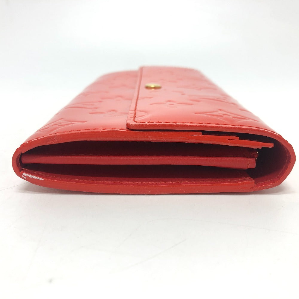 LOUIS VUITTON M93634 Portefeuille Sarah Wallet Long Wallet Wallet Long Wallet Long Wallet MonogramVernis Orange sunset Orange/GoldHardware Used