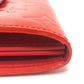 LOUIS VUITTON M93634 Portefeuille Sarah Wallet Long Wallet Wallet Long Wallet Long Wallet MonogramVernis Orange sunset Orange/GoldHardware Used