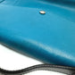BVLGARI 38639 Flap 2-Way Bag, Handbag, Leather, Women's, Turquoise Blue