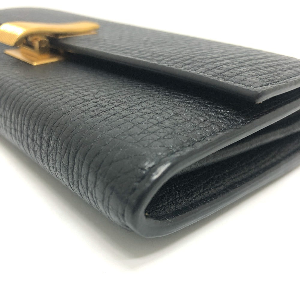 BOTTEGA VENETA パルメラート ２つ折り長財布 コンチネンタルウォレット ロング 長財布 レザー レディース ブラック - brandshop-reference