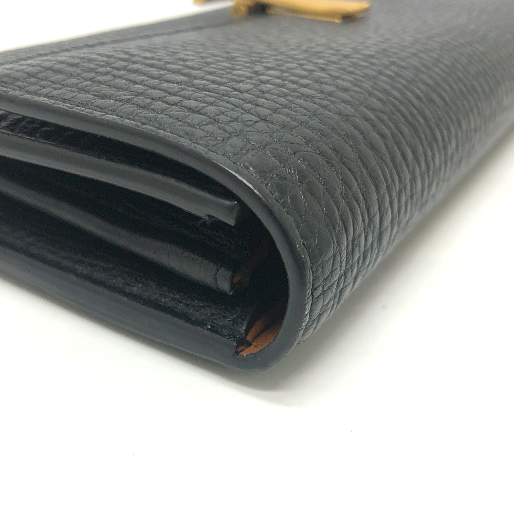 BOTTEGA VENETA パルメラート ２つ折り長財布 コンチネンタルウォレット ロング 長財布 レザー レディース ブラック - brandshop-reference