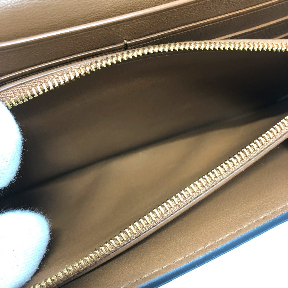 BOTTEGA VENETA パルメラート ２つ折り長財布 コンチネンタルウォレット ロング 長財布 レザー レディース ブラック - brandshop-reference