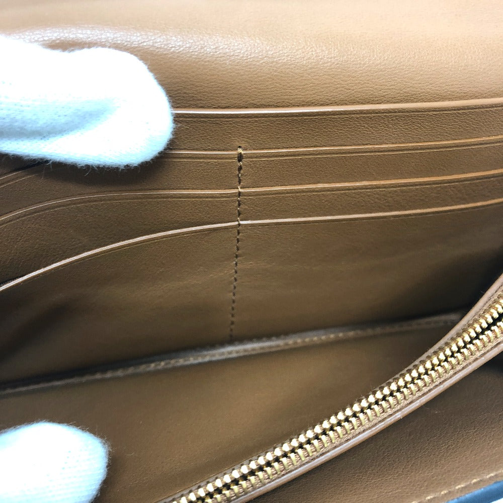 BOTTEGA VENETA パルメラート ２つ折り長財布 コンチネンタルウォレット ロング 長財布 レザー レディース ブラック - brandshop-reference