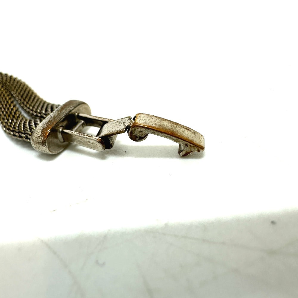 CHANEL ロゴ プレート チェーン アクセサリー ファッション 小物 ブレスレット メタル レディース シルバー - brandshop-reference