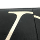 VALENTINO Ｖロゴ 二つ折り財布 ミドルウォレット 小物 2つ折り財布 レザー ユニセックス ブラック - brandshop-reference