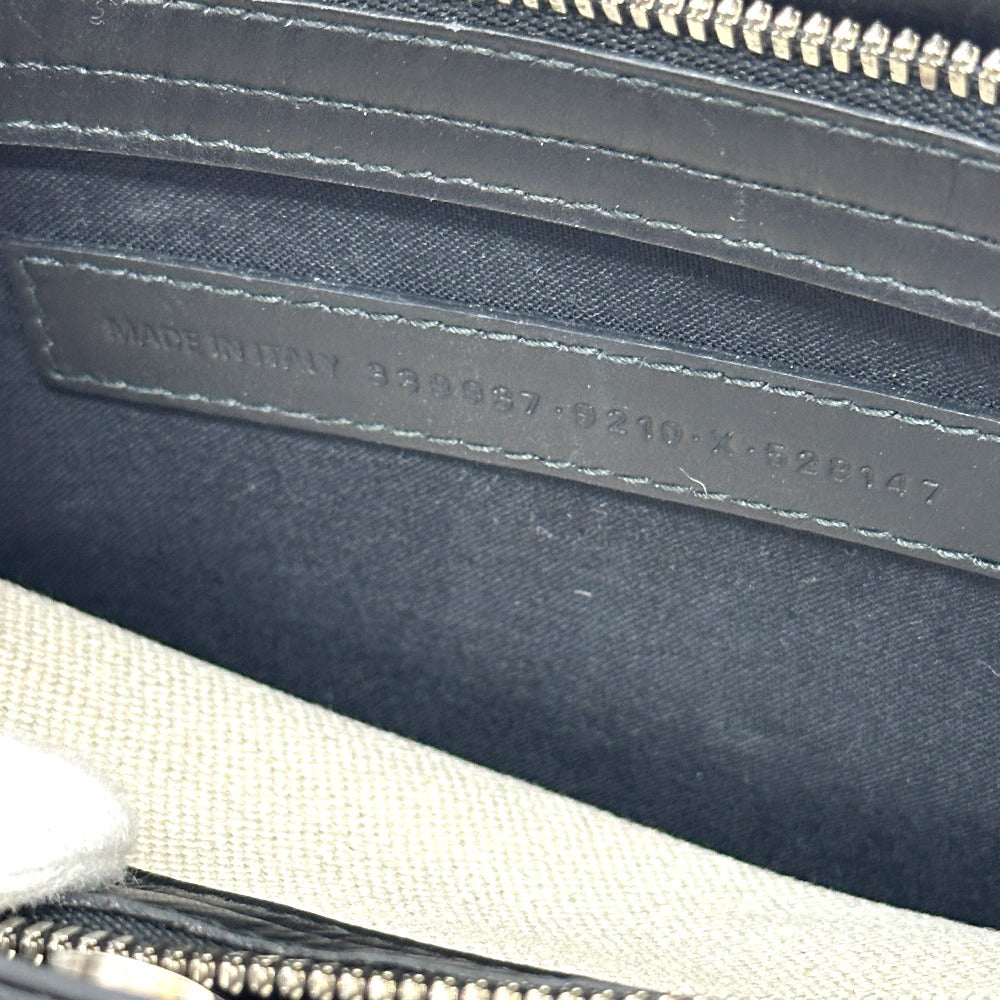 BALENCIAGA 528147 総柄 ポシェット カバン 斜め掛け 肩掛け ショルダーバッグ レザー/キャンバス レディース ホワイト×ブラック - brandshop-reference