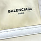 BALENCIAGA 339933 ネイビーカバスS カバン バッグ ハンドバッグ トートバッグ キャンバス/レザー レディース ホワイト - brandshop-reference