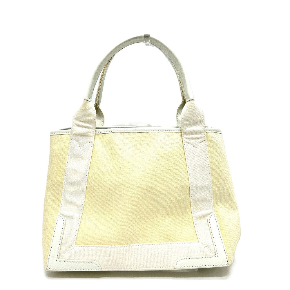 BALENCIAGA 339933 ネイビーカバスS カバン バッグ ハンドバッグ トートバッグ キャンバス/レザー レディース ホワイト - brandshop-reference