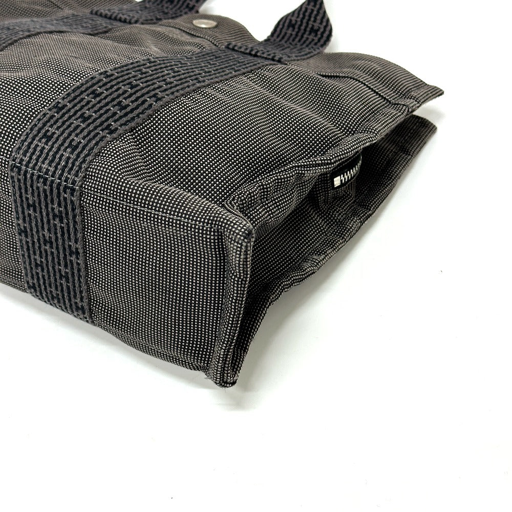 HERMES エールライントートPM カバン ハンドバッグ キャンバス レディース グレー - brandshop-reference