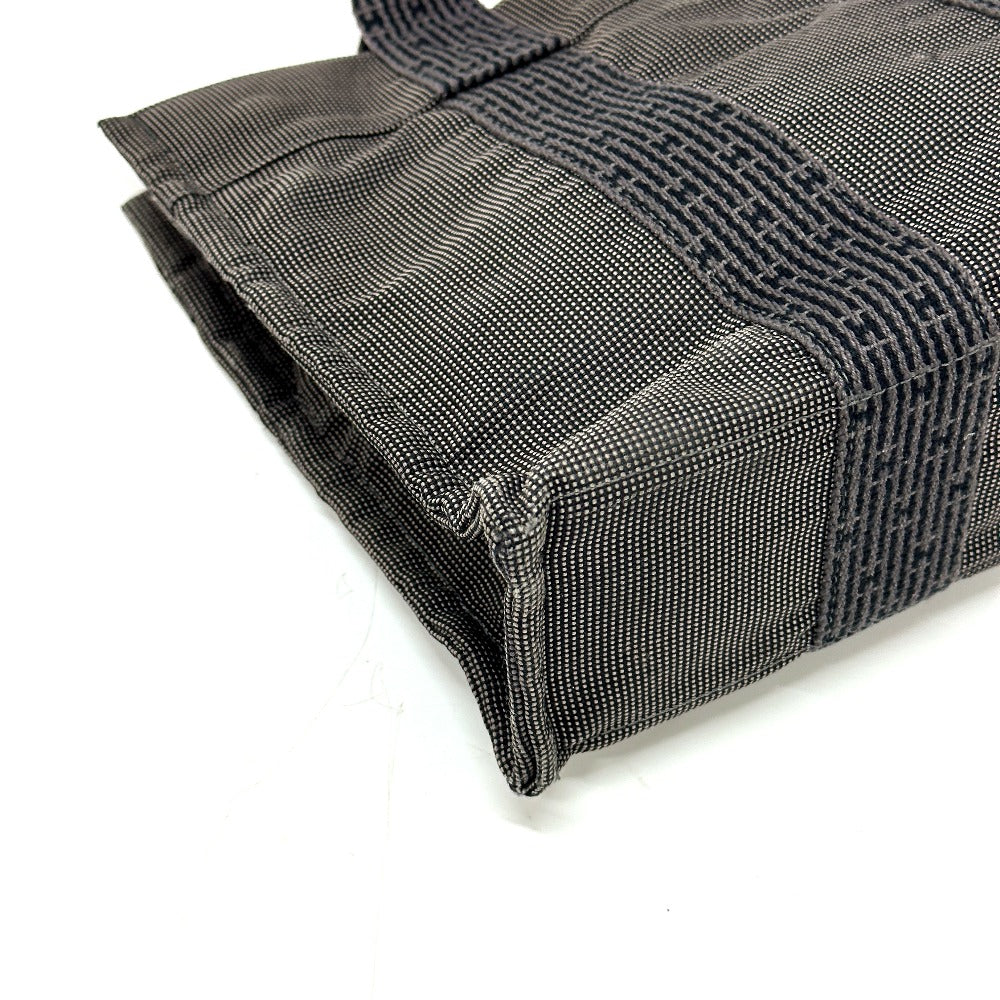 HERMES エールライントートPM カバン ハンドバッグ キャンバス レディース グレー - brandshop-reference