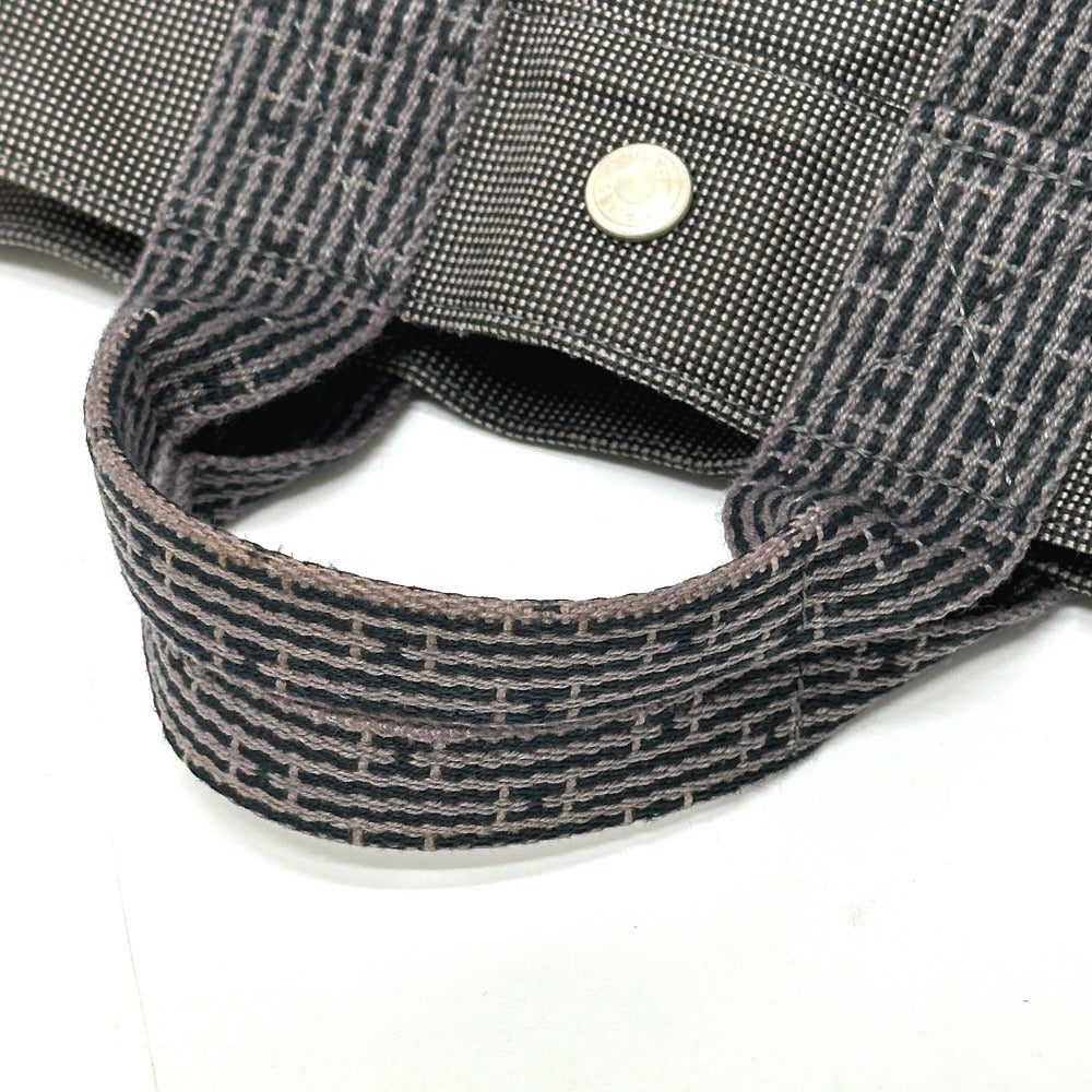 HERMES エールライントートPM カバン ハンドバッグ キャンバス レディース グレー - brandshop-reference