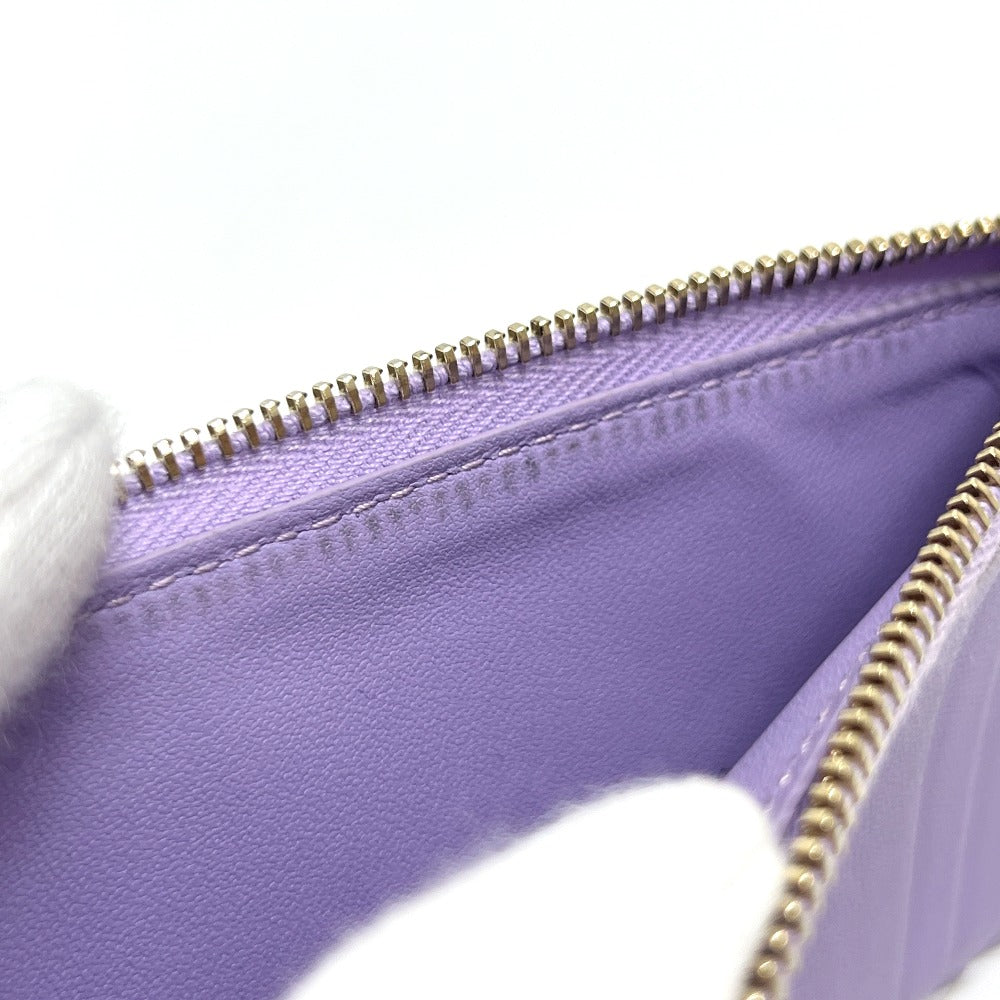 Dior S0965ONMJ レディディオール コスモス ジップ カードケース コインケース レザー レディース パープル - brandshop-reference