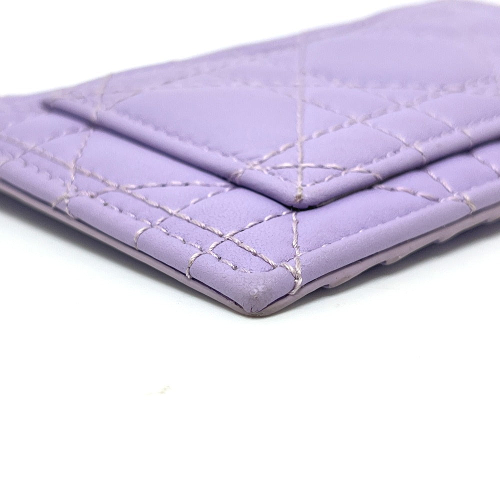 Dior S0965ONMJ レディディオール コスモス ジップ カードケース コインケース レザー レディース パープル - brandshop-reference