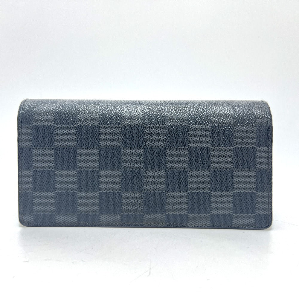 LOUIS VUITTON N62655 ポルトフォイユブラザ 2つ折り ウォレット 長財布 ダミエグラフィットキャンバス メンズ ブラック - brandshop-reference