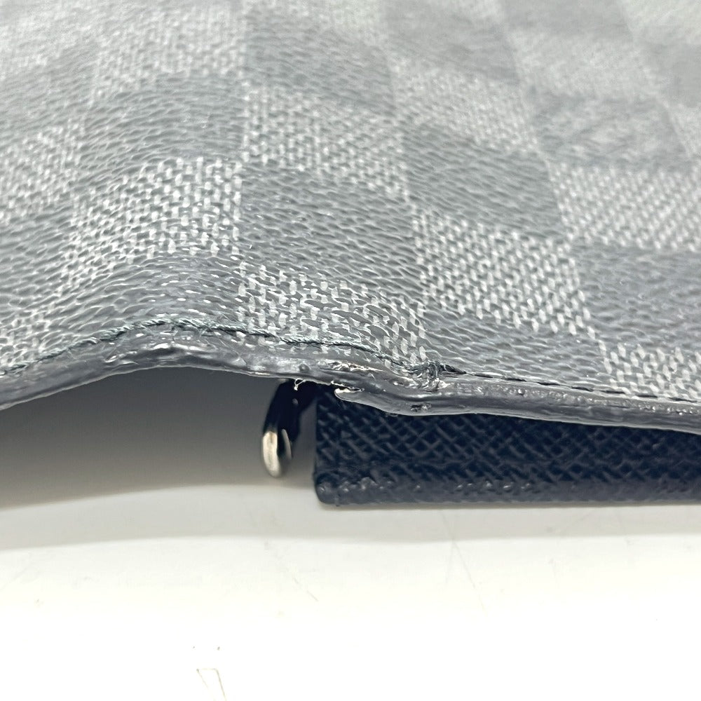 LOUIS VUITTON N62655 ポルトフォイユブラザ 2つ折り ウォレット 長財布 ダミエグラフィットキャンバス メンズ ブラック - brandshop-reference